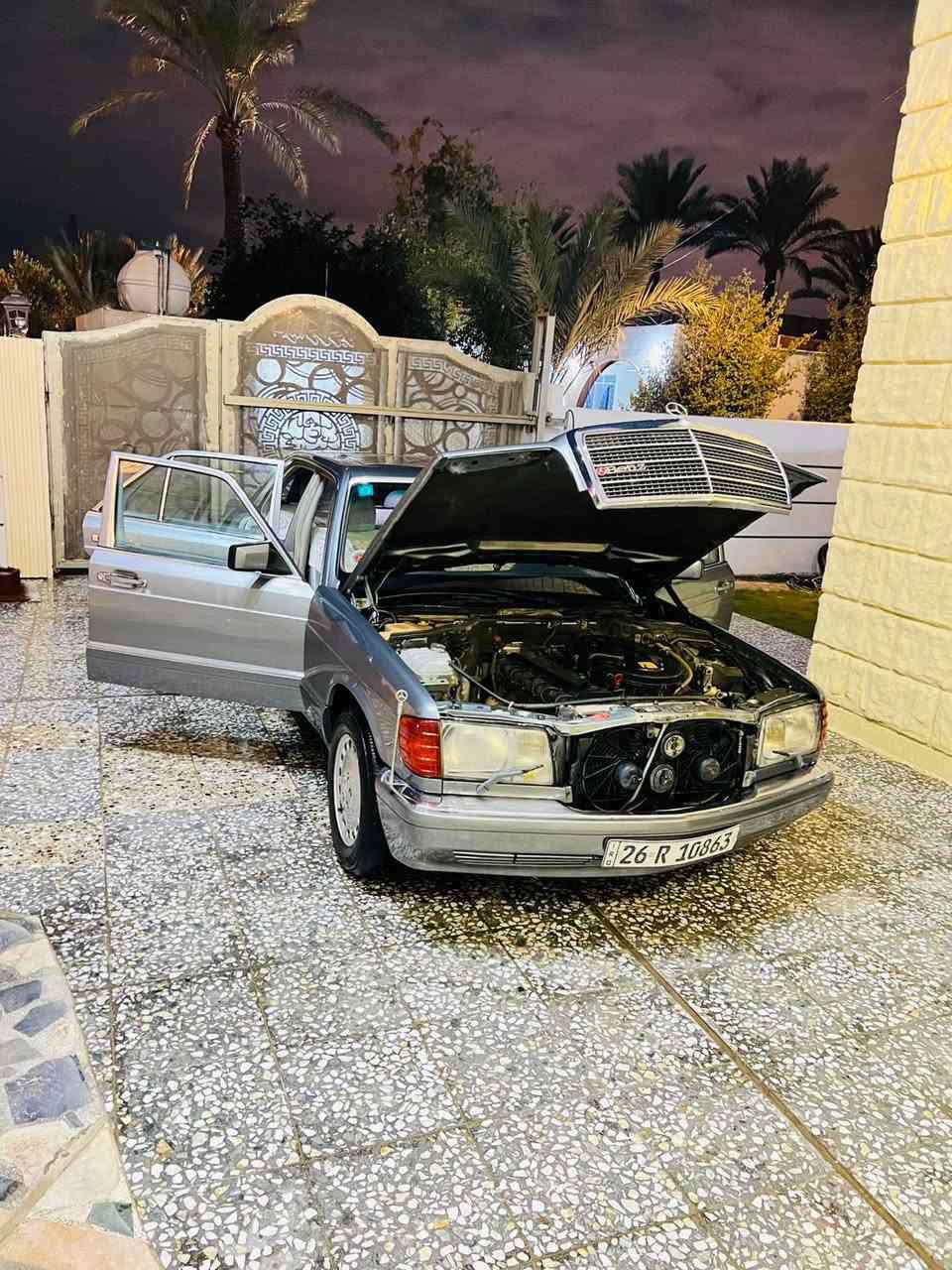 سلام عليكم مارسدس موديل 1991  /SE 300
فول موصفات اربع جام كهرباء / سلايت فتحه طكتين 
كشنات جلد / تحكم كهرباء ￼
بلاديه سياره / مصبوغه جماليه فقط 
كير ومكينه بلاديه 
تخم تاير 
عالي ناصي كهربائيات كله بشرط 
اريل شغال ويه سويج 
دبل فيتبم 
شلعه ومعدل خير من الله 
مكان سياره بغداد 
سعر 97 وبي مجال 
رقم هاتف ***********
