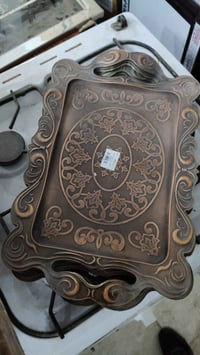 صواني نحاس • أصلية • ٣ قطع