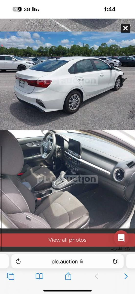 كيا فورتي موديل 22 السعر 140$ مكان بغداد بدون ايرباك بدون صبغ بدون تبديل ليبل واحد رصعه بلقمار اثر التحميل هـ***********
