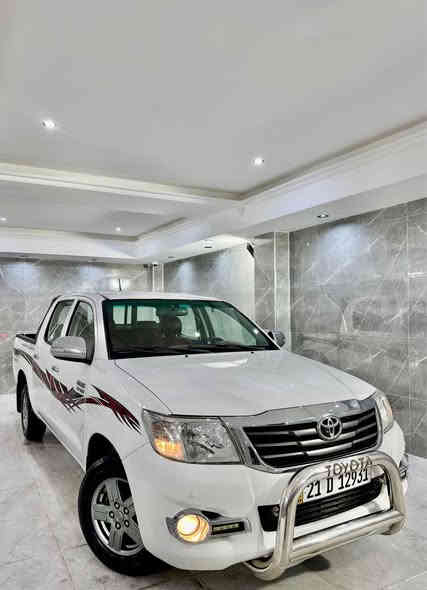 Toyota hilux 2014
تۆ یۆتا هایلۆکس ٢٠١٤  📦🇯🇵
♦️گێر ئۆتۆ ما تیک 
♦️کامێرە 
♦️حاسە 
♦️سوکان ڤۆ لیۆم 
♦️فۆرمیکا 
♦️لید پێشە وە یە 
‏♦️ABS 

سە یارەکە زۆر تازەیە لۆک لۆکە  
بۆ یاخی نییە تە نها یە ک ساردی بچوکی هە یە  
گێرو مە کینە ی بە شەر ت 
چوار تا یە ی تا زە ی لە ژیرا یە 
سە یا رە کە   150 هە زاری هە قیقی رۆیشتووە 
بە ناوی خۆ مە وە یە 
سە نە ویو ژینگە ی تا   2031 تا زە یە 

شوێن . سلیمانی 

سعر :  235 گە لا و مە عا مە لە 

ژ.م   *********** السليمانية
