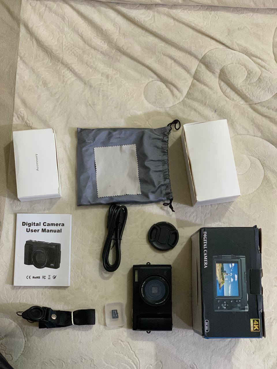 السلام عليكم
كامره 4k مع كامل ملحقاتها
السعر مع التوصيل 50 الف 
الكامره جديده غير مستعمله


**إذا كنت صاحب هذا الإعلان وتريد حذفه لأي سبب، رجاءا أرسل رسالة إلى الدعم الفني**