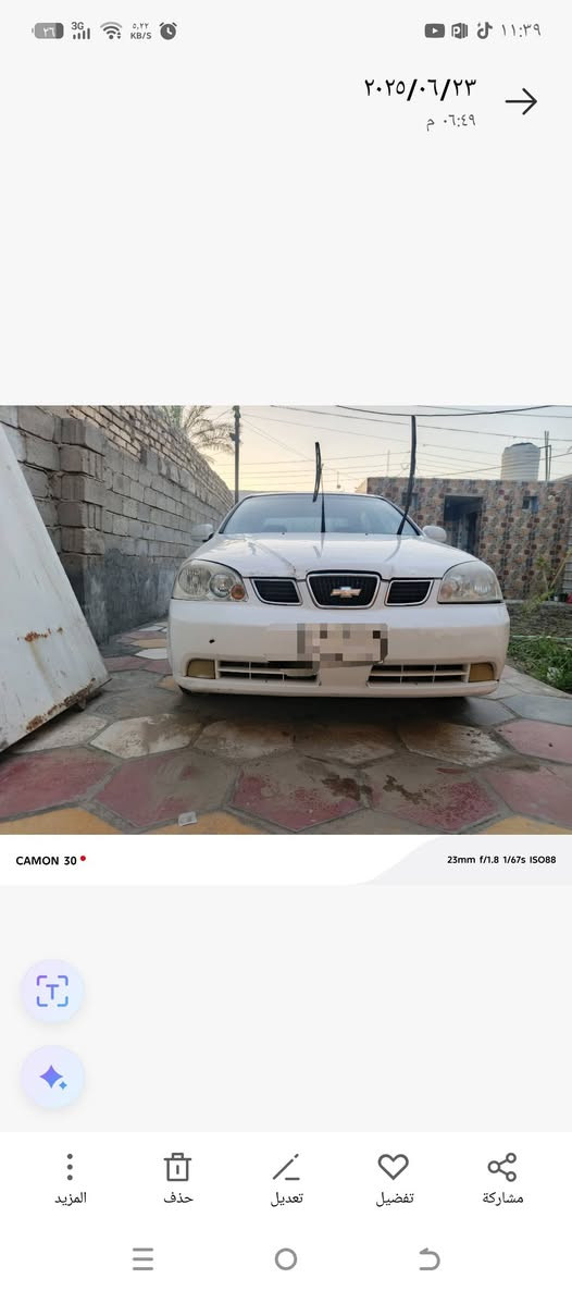 السلام عليكم
اوبترا 2004 للبيع كير عادي .. مكينة وكير جدد... تبريد شغال سنوية جديدة وهزه جديدة... رقم بابل نكليزي بسمي... السيارة نظيفة وبلادية بيها فقط خياسات قليلة بالدوس وبالبيبان... بس ما بيها أي ضربة أو حادث.... رايدها ب ٥٠ وبيها مجال... 
رقمي... ***********
