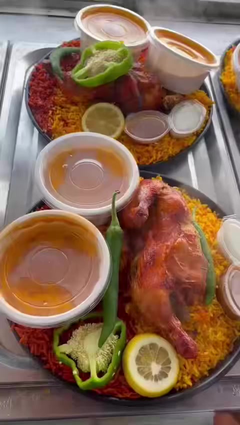 مطعم مندي الأغوات

تتخيل كل هذا ب ١٢ الف بس؟!🥺
أي نعم ...صينة كاملة تمن ثلاث انواع عليها دجاجة +ليمون + دقوس + زبادي +لبن +مرق ..بالسعر اللي يخليك ما تفكر مرتين!🔥
و النص دجاجة ٧ الف بس 🍗
والتوصيل مجاني :***********
*********** 
العنوان بعقوبة -التحرير -شارع الحوالي 
مستعدون لتجهيز كافة المناسبات
