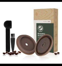 أغطية سيليكون • كبسولات قهوة • قابلة لإعادة الاستخدام