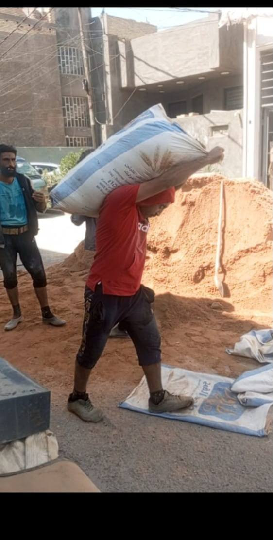 اخوان نشتغل تصعيد على ظهر كافة مواد البناء رمل سيراميك كاشي مرمر مكاني بغداد ***********
