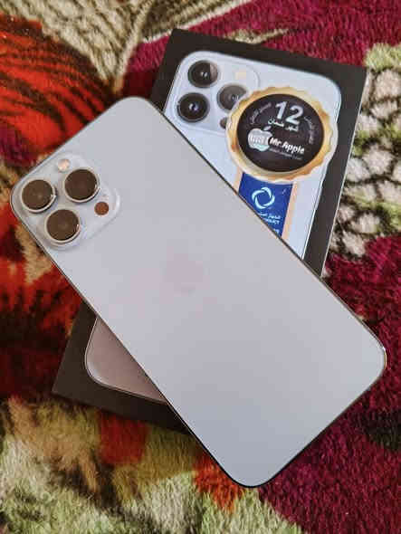 ايفون 13برو ماكس 
شرق اوسط ماستر AAA
بطاريه 86 اذكره 256
وتر بروڤ كامل ملحقات 
جهاز مكفول السعر خاص 
عنوان ديوانيه 
***********
