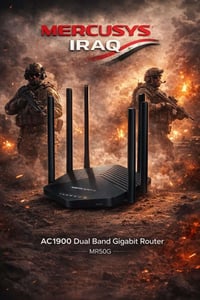 🔴 Mercusys Iraq وصول ROUTER R50 AC1900M GIGA بأسعار خاصة 📞 للاستفسار و...