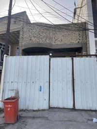 بيت مساحة 100 متر واجهة 5 والنزال 20 غرفتين نوم عنوانه الشعب شارع الاس...