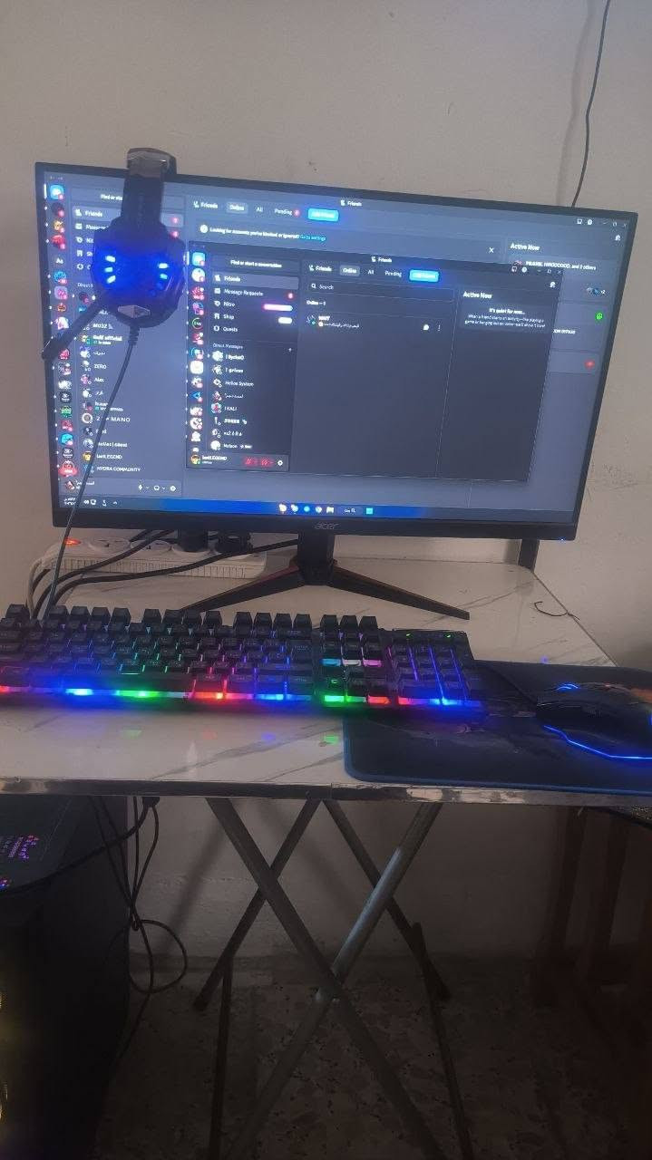 السلام عليكم بيس للبيع وهاي المواصفات 
i5-12400F

Memory 16.0 GB 

Disk Bullet 2.5"SSD-1TB

Disk 1 HUAXUAN S800 256G

GPU AMD Radeon RX 6700 XT  

الشاشة ACER 180hz 
السعر 950 ألف مكاني بغداد الكريعات #توصيل #ماعندي للأستفسار متواجد ع فيس أو الإتصال 
*********** رقمي الاسيا ويوجد واتساب 
*********** رقمي الأثير ويوجد واتساب
