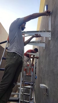 🛠️ إتقان العمل هو سر نجاحنا! 🛠️ ​جانب من أعمالنا اليوم في تنصيب السبال...