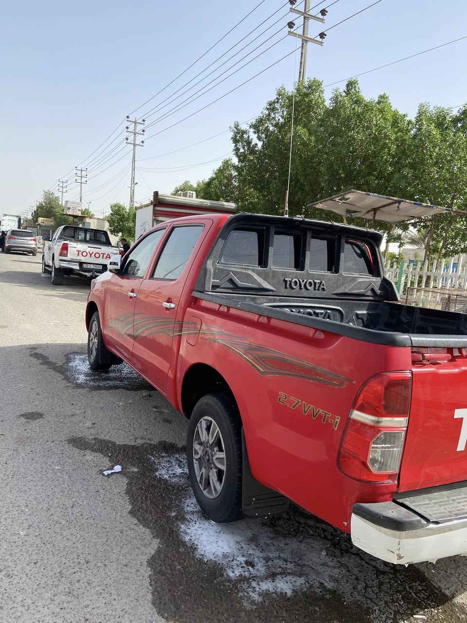 يا الله السلام عليكم للبيع هايلوكس موديل٢٠١١ محدث 14 مكينة كير حدادة تخم تاير سيارة قطريه شاصي12 رقم بصره سنوية٢٠٣٠ المكان البصرة قضاء الدير الهاتف *********** السعر 125 بيها مجال للطيبين
