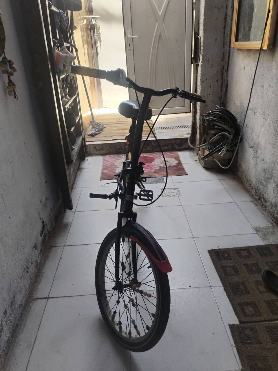 للبيع بايسكل ابو طبكه ياباني ينطبك يصير جنطه جاهز البايسكل نقص فقط عكرب المكينه موجوده بس عكرب نقص السعر 50 الف وبي مجال للاستفسار *********** بي واتساب

