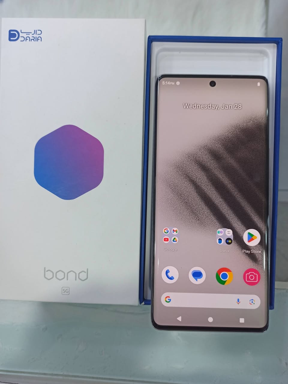 مووبایلی darya bond  زۆر خاوین و لۆکەو کامل ئەشیایە ڕام٨  ١٢٨ گیگابایت نرخی ١٨٥ هەزار   ژمارەی تەلەفۆن ***********
