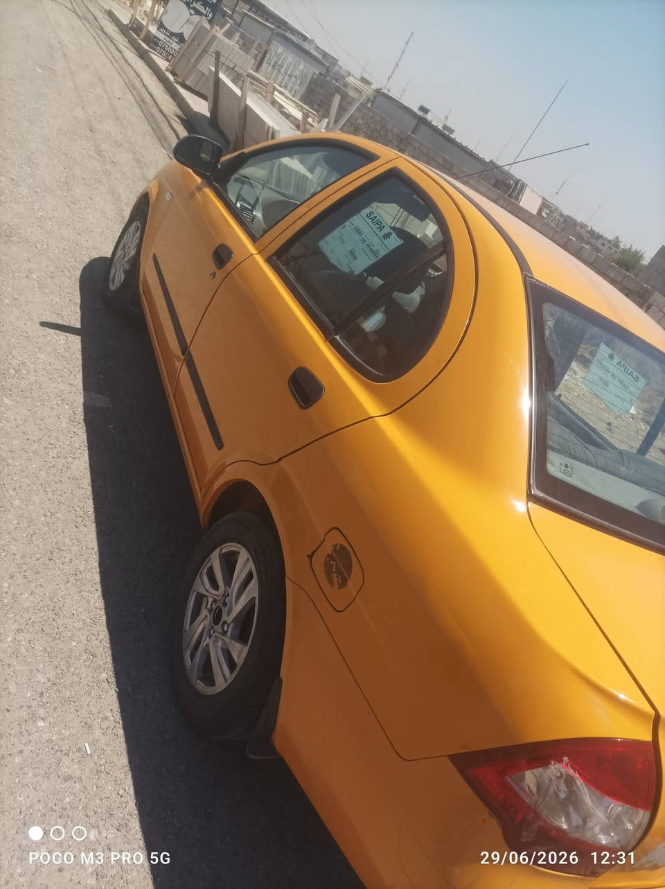 سلام عليكم سياره للبيع سايبه طيبه 2018 كير ومحرك شرك 
مكينه ما مفتوحه السعر 50ورقه بيه مجال الطيبين
***********
