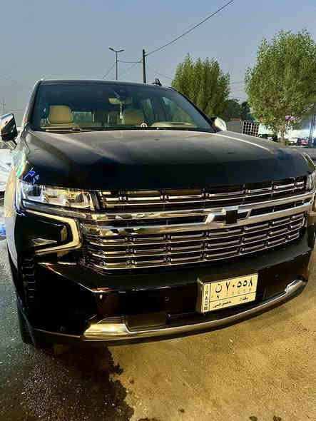 تاهو 2021 برايمر
خليجية مكفولة كفالة عامة 
السيارة ماشية ٧٥ كيلو نظيفة جداً 
داتا شو جبيرة 
ويل ٢٢ 
كشنات كهرباء تدفئة تبريد خزن ميموري 
ثلاجة
٥ بصمات 
صندوك چلاق
تبريد ٣ قطع منفصل 
٣ شاشات 
الكشنات الخلفية كهرباء 
سستم صوت BOSE
مكينة 5300 مكفولة ما ممدود عليهة درنفيس 
وما مفتوح بيهة برغي 
رقم بغداد ب اسمي تحويل ثاني يوم 
مكانهة بغداد المواصلات 
للتواصل *********** أو خاص
