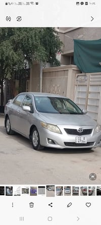 كورلا ٢٠٠٩ وارد امريكي حادثها جاملغ الامامي الايسر مبدل بدون دواخل  شو...