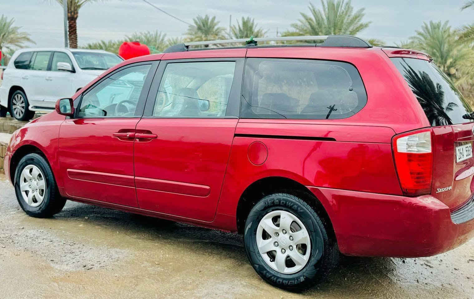 السلام عليكم
كية سيدونا للبيع مديل ٢٠٠٨مكفولة من الصبغ بيه بس البنيد مفتوح مبدلين مكينة كير مكينة حدادية تخم تاير جديد رقم انكليزي سنوية ال ٢٠٢٩
السعر ١٣٥وبيهة مجال مكان السياره الديوانية الحمزة الشرقي  استفسار اتصل ***********
