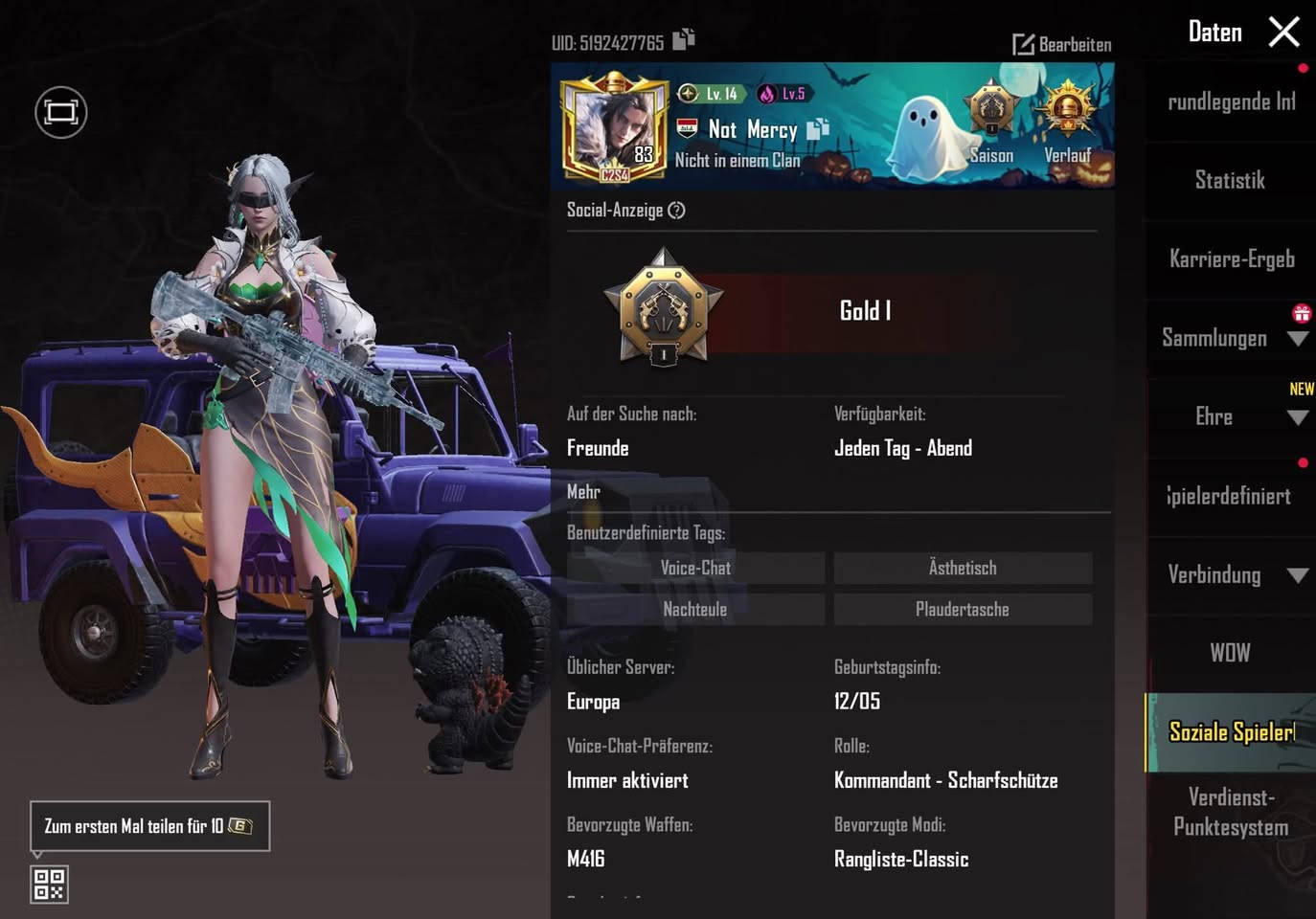 سلام عليكم حساب ببجي للبيع
حساب مرتب وبي شغلات حلوه مصور هذني علسريع

وبي لبسات مثك عده الربي ومشحون من سيدن 3 

ربط نضيف بيع وجه لوجه سعر 225 وبي مجال


**إذا كنت صاحب هذا الإعلان وتريد حذفه لأي سبب، رجاءا أرسل رسالة إلى الدعم الفني**