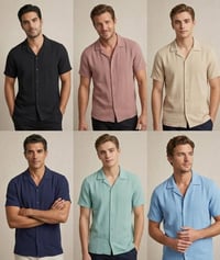 قميص رجالي • مقاسات M L XL • ٧ ألوان