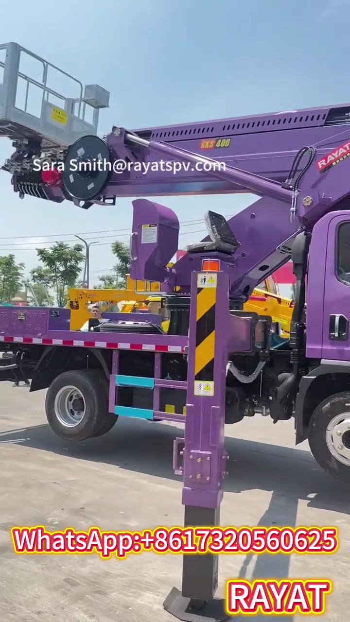 🚀 🚀  RAYAT 38m Aerial Work platform mounted on FAW(Jiefang )chassis  🚛
💰 Factory Direct Price 
📦 Fast Delivery Worldwide
✅ Safe, efficient, customizable, export-ready
💬 Comment your requirement below — we’ll recommend the best solution!
👉 Message us now for best price & details!
📲 WhatsApp / WeChat: +8617320560625
#RAYAT #AerialWorkPlatform #BoomLift #BucketTruck  #AerialPlatform #TruckMountedLift #ConstructionEquipment #MunicipalMaintenance #PowerLineMaintenance #MadeInChina #FactoryDirect #HeavyEquipment #ExportWorldwide


**إذا كنت صاحب هذا الإعلان وتريد حذفه لأي سبب، رجاءا أرسل رسالة إلى الدعم الفني**