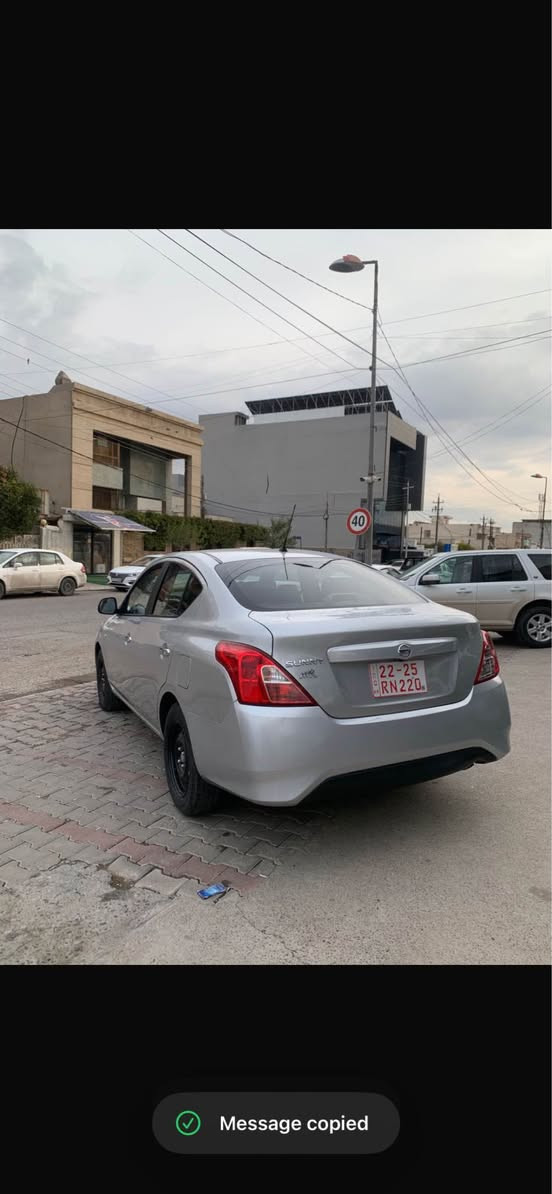 نیسان سەنی 
م / 2024 مستعمل دبی 
ڕۆیشتن / ٥٠ هەزار کم 
ژمارە کاتی ۳۰ ڕۆژ ماوە
بێ سبوغ ، جەمپێکی پشتی 
هەیە ، کەمەک ناو سندوق 
نیو چاملغی پشتی تەعدیلە 

نرخ  ١٠٧مجال
*********** واتسب أربيل, العراق
