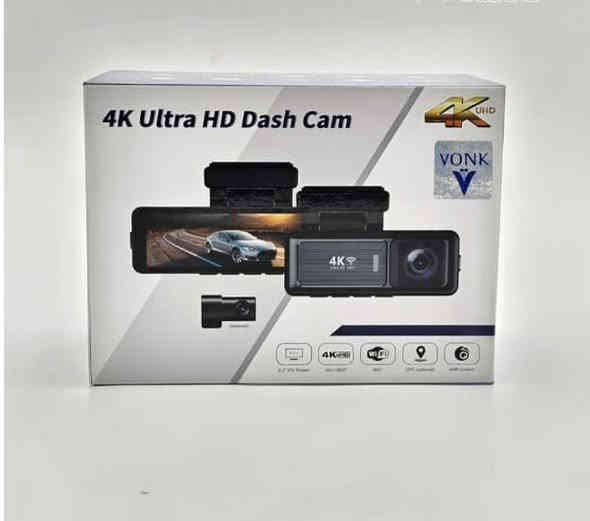 داش كام) من نوع 4K Ultra HD Dash Cam. 
تتميز الكاميرا بدقة 4K فائقة الوضوح (UHD).

تدعم الاتصال عبر شبكة Wi-Fi.

تتضمن شاشة عرض بحجم 3.2 بوصة.

توفر ميزات إضافية مثل نظام تحديد المواقع (GPS) ودعم تطبيق الهاتف المحمول.

السعر (75) مع التوصيل

الاتصال ب الرقم او وتساب/***********
