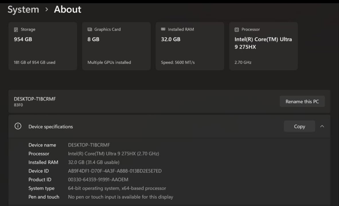 مرحبا. labtop lenovo legion 5 للبيع الاستخدام اقل من 48 ساعة
Lenovo Legion 5 15IAX10

CPU - Intel®️ Core Ultra 9 275HX 

GPU - NVIDIA®️ GeForce RTX™️ 5070 8GB GDDR7

15.1" WQXGA 2k 165Hz, hdr 

RAM - 1x 32GB SODIMM DDR5-5600 

STORAGE - 1TB M.2 2242 PCIe®️ 4.0x4
 مكاني بعقوبه   
متواجد واتساب ***********
