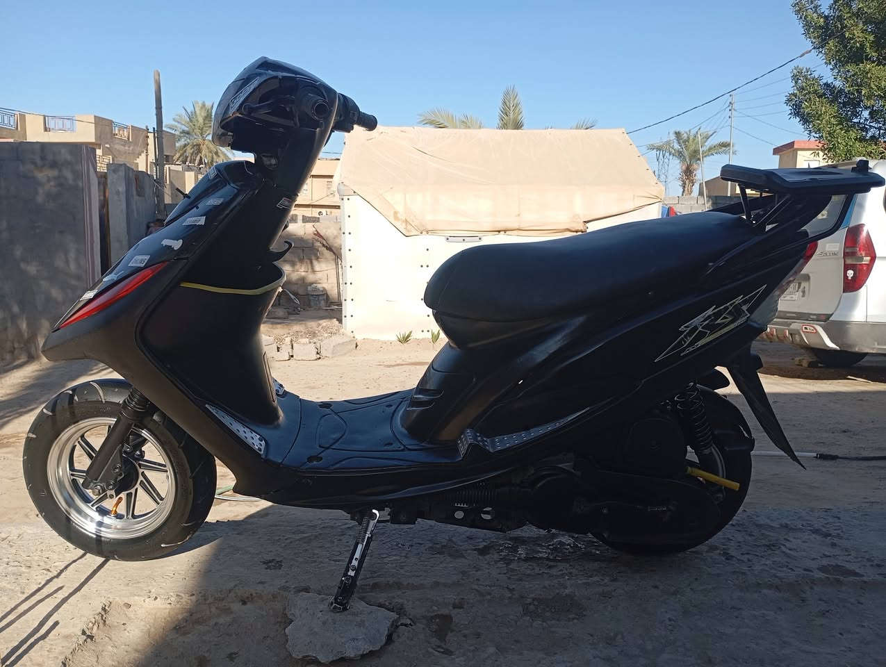 دراجه للبيع ماكس عدله بلاديه بوشه 49 السعر 425 مكاني الكرمه صبيحات للاستفسار الاتصال  على هذا الرقم ***********
