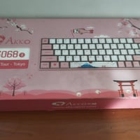 كيبورد وايرليس • Akko 3068B • مفاتيح براون