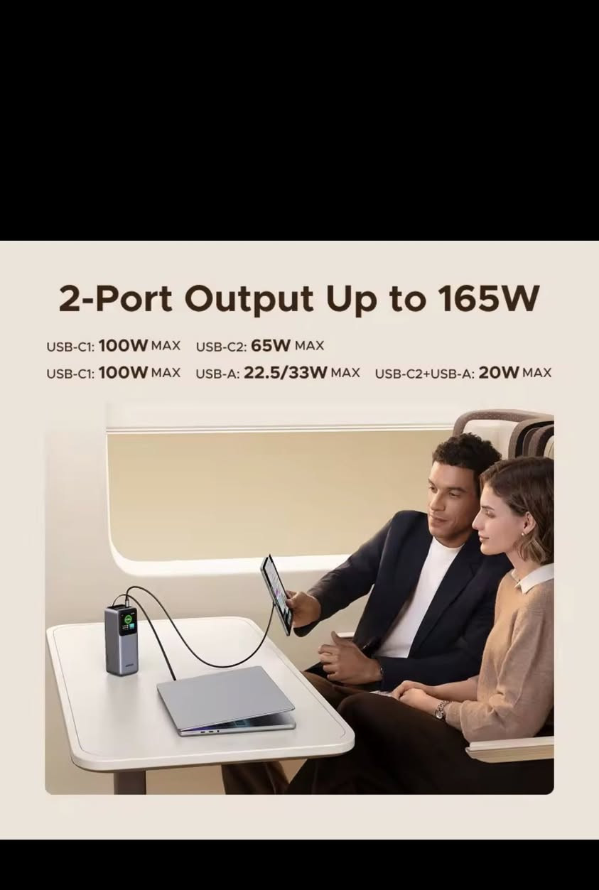 هل تبحث عن القوة والأناقة في مكان واحد؟ إليك الحل الأمثل من UGREEN.. باور بانك Nexode الأحدث والأقوى! 💎
لماذا هو الخيار الأفضل لك؟
• سلك مدمج وقابل للسحب: انسَ نسيان الأسلاك أو تشابكها! سلك USB-C مدمج يسحب بسهولة عند الحاجة ويختفي عند الانتهاء.
• قوة شحن جبارة: 165 واط إجمالية، مع إمكانية شحن اللابتوب بسرعة تصل إلى 100 واط (يعني يشحن جهازك بأقصى سرعة ممكنة!).
• سعة ضخمة: 20,000mAh تكفيك لأيام من الاستخدام المتواصل.
• شاشة رقمية ذكية: لمعرفة مستوى الشحن بدقة متناهية.
• صديق للسفر: معتمد للاستخدام على الطائرات ✈️، خذه معك أينما ذهبت.
سواء كنت تملك أندرويد، آيفون، أو حتى لابتوب.. هذا الباور بانك هو رفيقك المثالي للعمل والسفر. 📱💻

السعر 100الف


**إذا كنت صاحب هذا الإعلان وتريد حذفه لأي سبب، رجاءا أرسل رسالة إلى الدعم الفني**