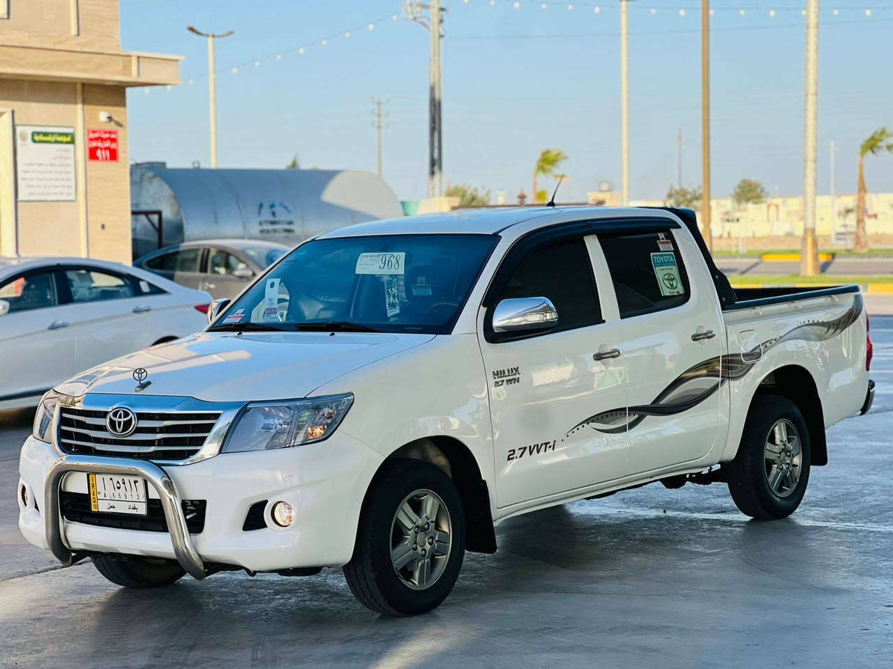 سلام عليكم 
للبيع. بيكم.    2013
كويتي اوتوماتيك.   باب اول 
    شاصي. 19
رقم بغداد.   تحويل ثاني يوم
صدر تبرت كله جاهز   
صبغ قطعه وحده فقط. 
مكفوله من ضربه. محرك كير مكفول 
سياره تخم تأير مناقصه كلشي 
سعرررر. 195👉وبيه مجال
مكان السياره الفلوجه الحي العسكري 
رقم الهاتف ***********
