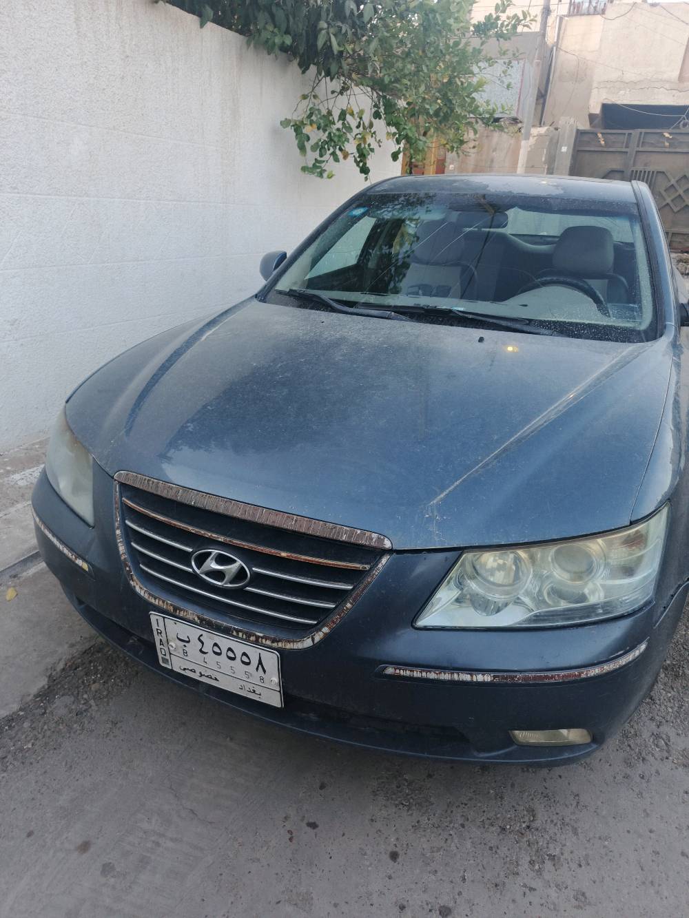 سوناتا خليجي موديل 2009 
رقم بغداد مميز 
السيارة باسمي تحويل مباشر
سنوية الى نهاية 27 
بيها ضربة صندوق وجاملغ خلفي والتفاصيل بالسونار
الموقع- الانبار -الرمادي