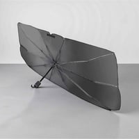 مظلة زجاج أمامي • قابلة للطي • فضي عاكس