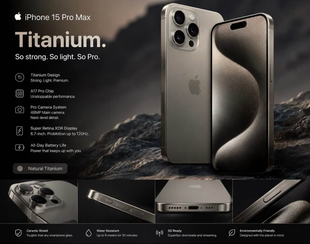iPhone 15 pro max 🩶
256 گێگا - یەک سیم -ئیسیم  -Zda - Titanum 
پاتری 94 🔋
مۆبایلەکە نەکراوەتەوەو بە زەمانی هەموو شتێک دەی فرۆشم کامل ppf ی ئەسلیم بۆ کردوە کارتۆنی لەگەڵ 
زەمانی لەگەڵە مۆبایلەکە
نییە بەس شەحنی شەریکەی لەگەڵە 
شوێن هەولێر - گەیاندن نییە 
نرخی ٧٥٠ دۆلار مەجالێکی کەم أربيل, العراق


**إذا كنت صاحب هذا الإعلان وتريد حذفه لأي سبب، رجاءا أرسل رسالة إلى الدعم الفني**