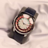 Zain_Pazaar ساعة رجالية ماركة JACOB&CO  المواصفات .اللون فضي .سير جلد ...