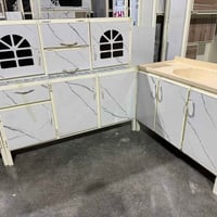 كاونتر ٣ قطع • سنك مرمر • مقاسات متوفرة