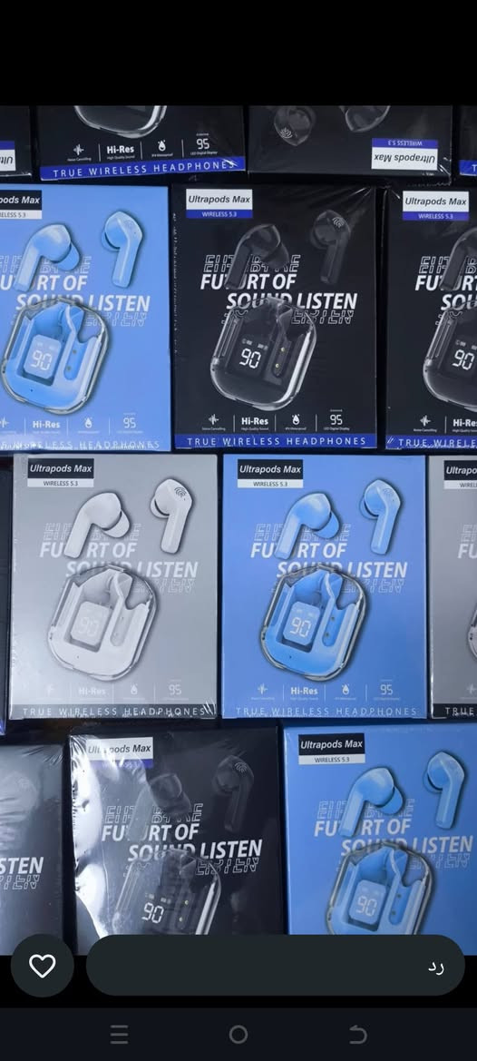 كارتون يحتوي على ٢٢٠ كفر مختلف الأجهزة شرط الحديثة، و٥٠ قطعة سماعة ايربود درجة أولى ، الكارتون للكفرات مع السماعات سعرهم ٢٠٠ ألف قفل 🔒 مكاني زبير


**إذا كنت صاحب هذا الإعلان وتريد حذفه لأي سبب، رجاءا أرسل رسالة إلى الدعم الفني**