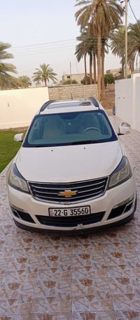 عندي شوفرليت ترافرس خليجي موديل 13 رقم اربيل الجديد  السعر 130بيها مجا...