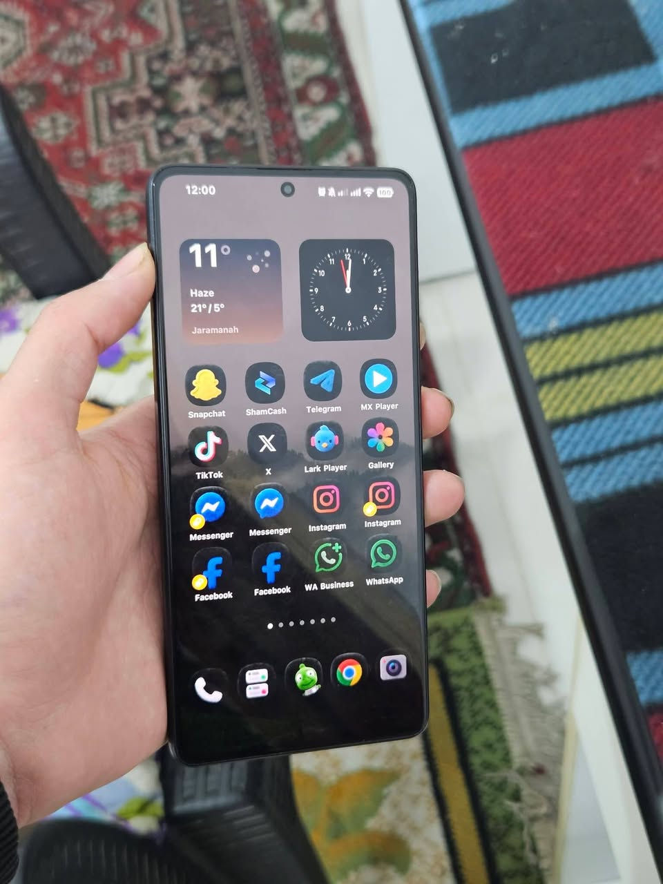 سعر 225 الف بي مجال فقط كامره خلفيه بيه غواش بسيط والكامره الثانيه شغاله تخبل للتصوير
بوكو F5 5G " نظافة 90%
ذاكرة 256 " رام 12+12 " 
ببجي 90 فريم وحش بالالعاب"
شاشة امولد 120 هيرتز وتقنيه تبريد 
كامره 64 ميكا صوت ستريو دبل


**إذا كنت صاحب هذا الإعلان وتريد حذفه لأي سبب، رجاءا أرسل رسالة إلى الدعم الفني**