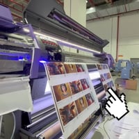 طابعة UV رولر • 6 ألوان • رؤوس KM9888H