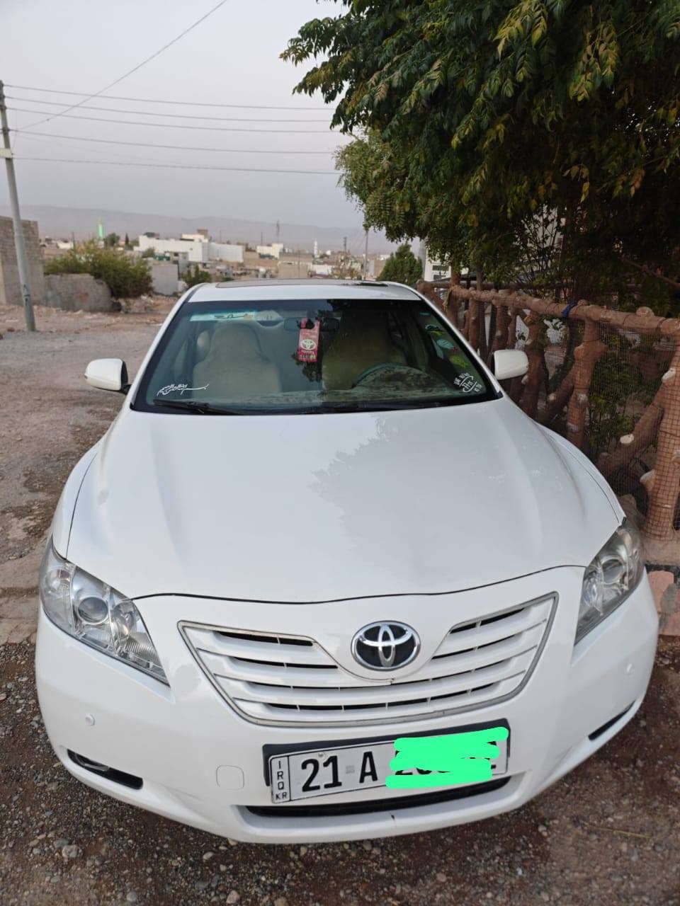 كامري 2008 JLXخليجي سلطنه عمان
النظافه كشخه فول الفول 
كفاله عامه 
مواصفات 
فتحه
Abs
حساسات اماميه وخلفيه
كامره
شاشه اندرويد
اناره شمسيات
جرس 120
داخل صاج
ويل كب بلادي رياضي 
منظومه زنون اصلي
برده خلفيه
تحكم ستيرن 
اشاير بل مري 
كشن كهربائي 
تبريد قطعتين ثلج
اللون ابيض
ماشيه 320 
رقم سليمانيه تحويل مباشر 
هزه براد جديد
سبير شركه ما نازل 
السياره كلين كلين كلين 
بيها بارد بجامرلق الأمامي بقدر 5 سم
وبارد كذلك 5 سم بهلال الخلفي 
سونار مرفق مع الصور 
محرك  2400 بيه صرف قليل 
كير شرط ما مفتوح
السياره على وضع الشركه
السعر 120 وبيها مجال 
العنوان سليمانيه
الاتصال ***********
