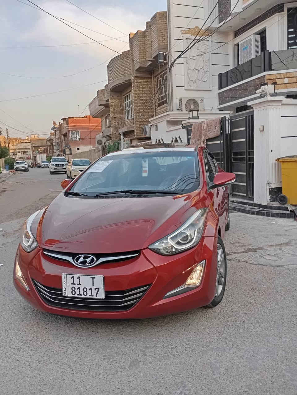 الانترا 2016 امريكي كلين بدون حادث بيهه شبر بارد باب سياق فقط  بدون دواخل سياره كفاله من الصبغ والتبديل ليبل واحد ماشيه 76 الف فول مواصفات 1/1 بصمه تشغيل بصمه ابواب فتحه سقف كراسي كهرباء وجلد وحار وبارد شاشه كامرا ويل كب سستم نيكل اصلي لد امامي خلفي محرك 2000 دوش رقم بغداد انكليزي بأسمي السعر 113 ورقه العنوان بغداد ***********
