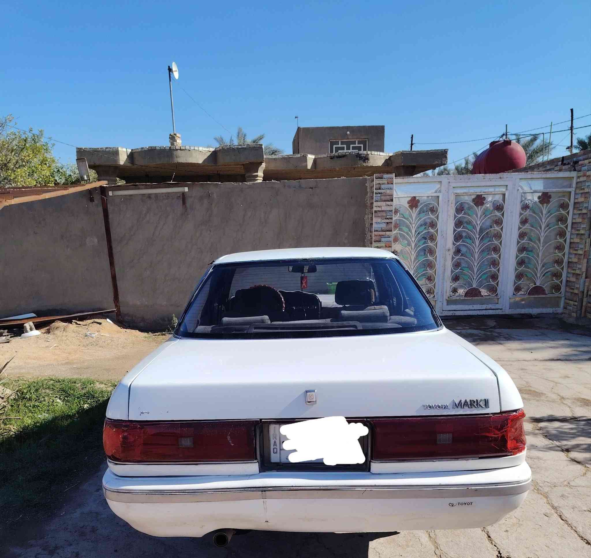 السلام عليكم ورحمة
سياره مارك موديل 1992
مواصفاتها* 
مكينه ونجي ناعم سياره جديده متتفوت السعر 45 للاستفسار بقية التفاصيل *********** /***********.
