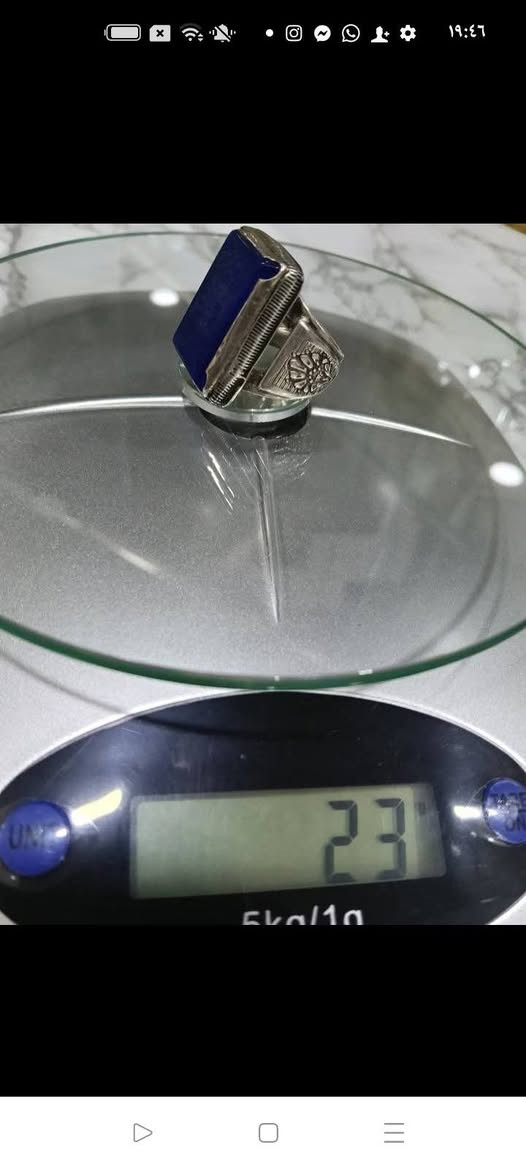 عقيق يماني ازرق نوادر قديم صياغه يدويه ثقيله وزنه ٢٣ غرام سعره ١١٥ مع التوصيل


**إذا كنت صاحب هذا الإعلان وتريد حذفه لأي سبب، رجاءا أرسل رسالة إلى الدعم الفني**