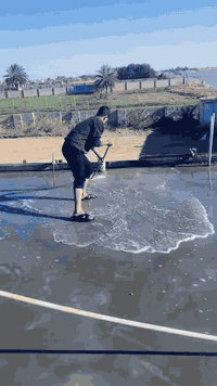 صب سقف • ١٢٠م • سقله وتسليطه