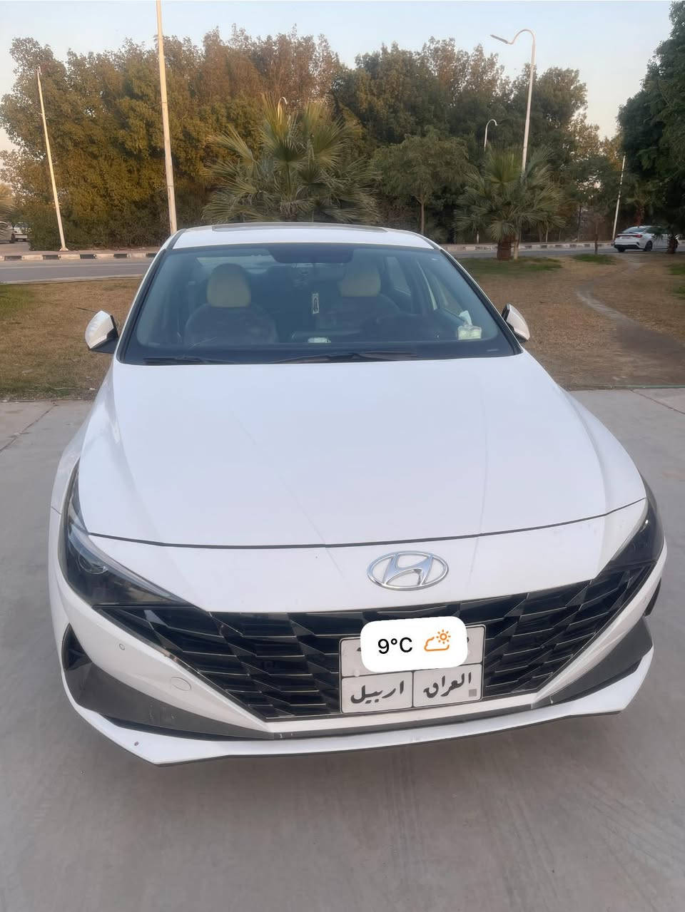 سلام عليكم
النترا خليجي محرك 2000
موديل 2021 
إربيل سنويه ما ساقطه لشهر 8 
بيها بنيد ونص جاملغ صبغ بدون دواخل وفتح وتبديل 
السعر 155 
مكان نجف 
رقم ***********
