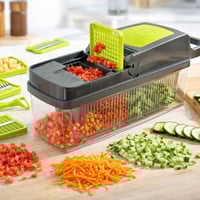 قطّاعة خضروات • شفرات ستانلس • سهلة التنظيف