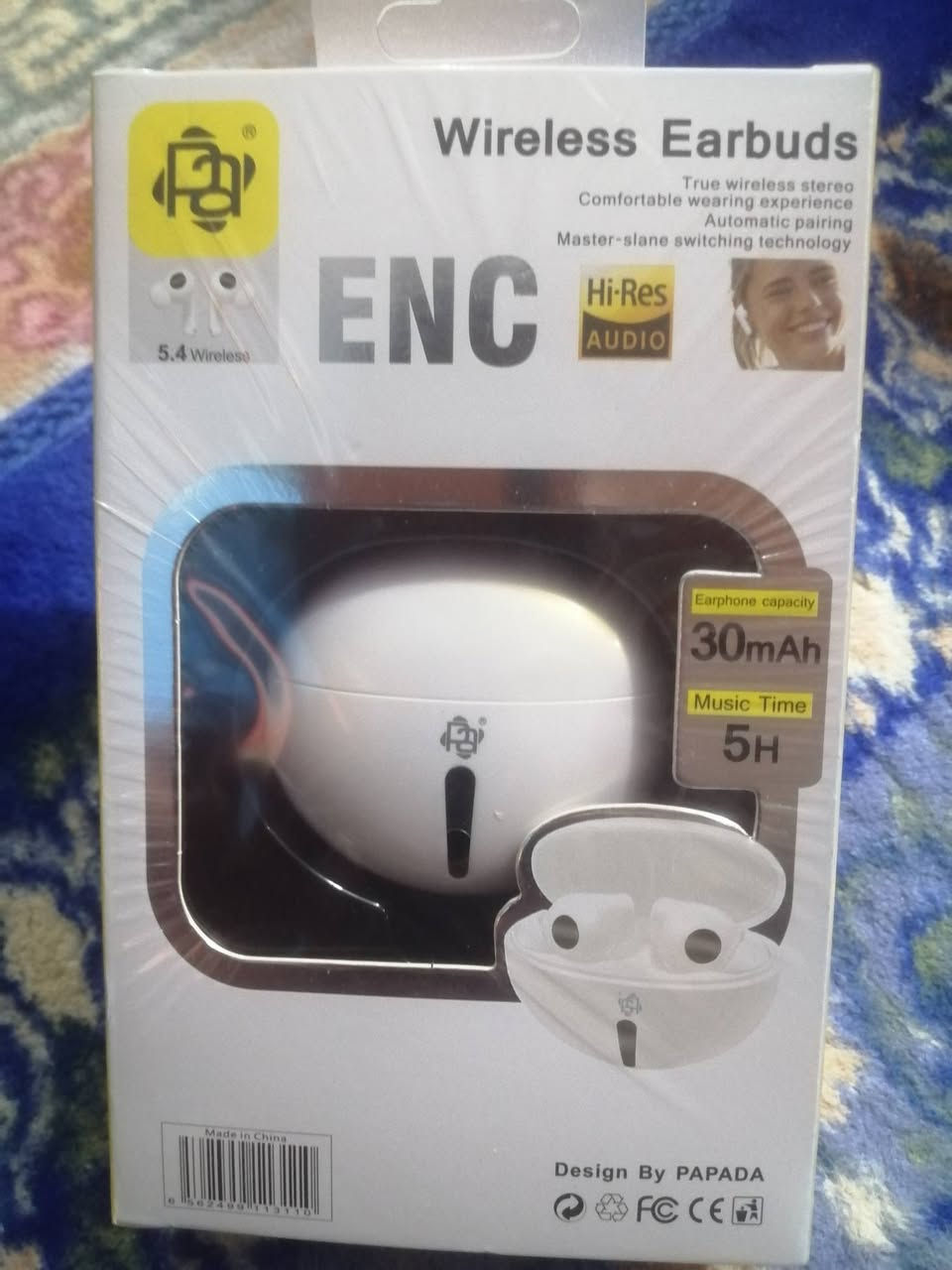 ايربودات صوت فول واليريد يسكرن ويشوف التفاصيل 
ملاحظه//الهوكو والسوده وزن ثقيل جرس


**إذا كنت صاحب هذا الإعلان وتريد حذفه لأي سبب، رجاءا أرسل رسالة إلى الدعم الفني**