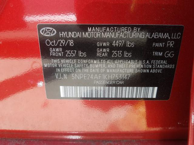 هونداي سوناتا 2019 
مكفولة كفالة عامه(كلين تايتل) 
اللون احمر غير محدود 
المواصفات se
محرك 4 سلندر 2400GDI 
شاشة وسطية
كاميرا خلفية
رادارات جانبيه 
نقطة عمياء
درايف مود
گير اوتوماتيك + عادي
تحكم ستيرن 
تبريد قطعتين
صندوق ذكي 
ويل كب
المسافة المقطوعة 96 الف 
رقم السيارة بابل 
مكان السيارة النجف 
150$وبيها مجال بسيط
تفاصيل الاتصال على الرقم
 ***********
