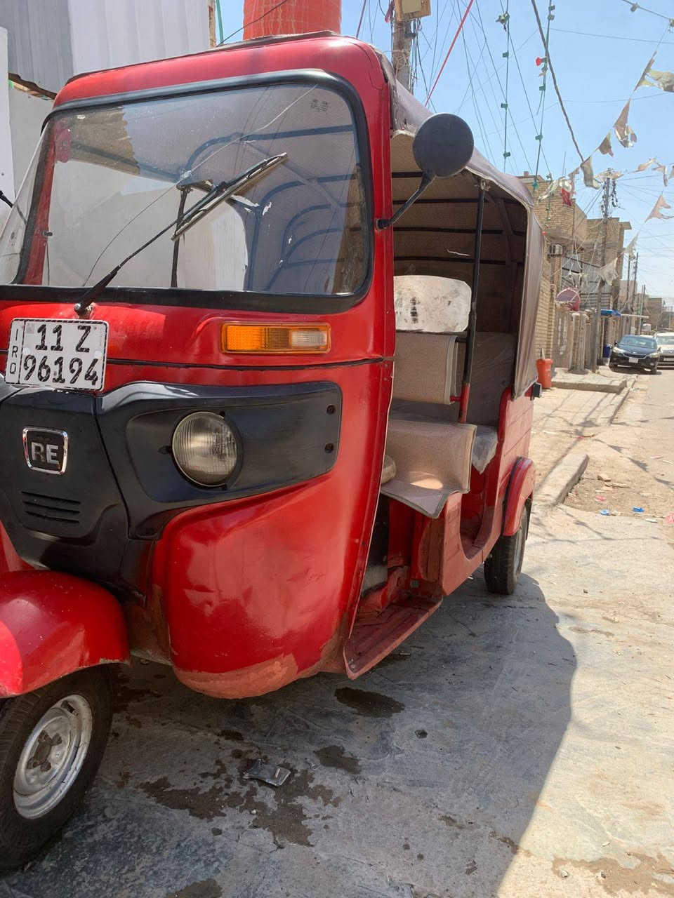 سلام عليكم تكتك للبيع معمره تعمير عام مرقمه موديل 2018 رايدهه ب5ملاين وبيهه مجال عنواني بغداد الشعب الشراي يتصل ***********
